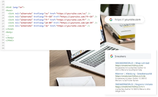 LangShop for automatic hreflang tags and language codes creation