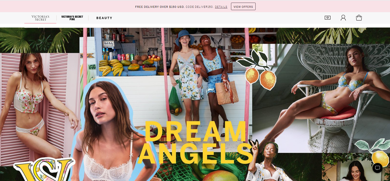 UAE Victoria’s Secret homepage