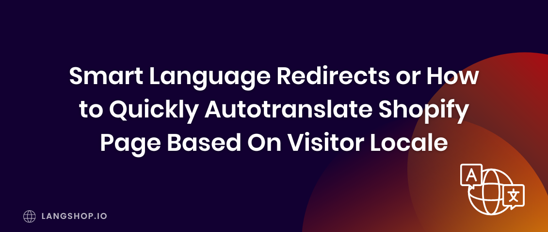 Smart Language Redirects Based On Visitor Locale