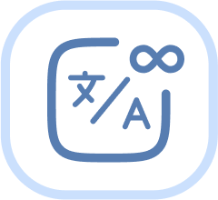 Unlimited Words icon.