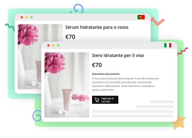 Page view example.